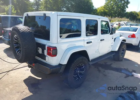 2022 Jeep Wrangler 4Xe Unlimited Sahara 4X4 из США, поврежденный, VIN 1C4JJXP64NW229631